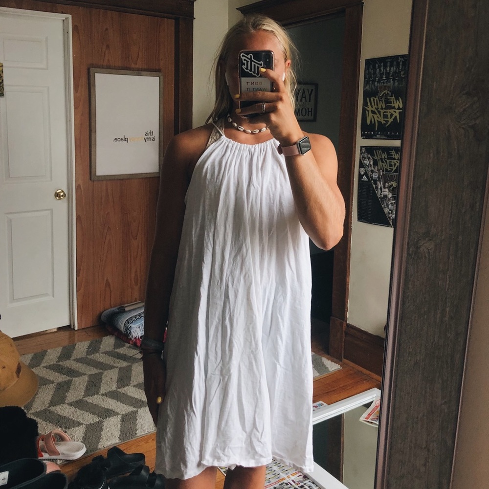 White summer dress
